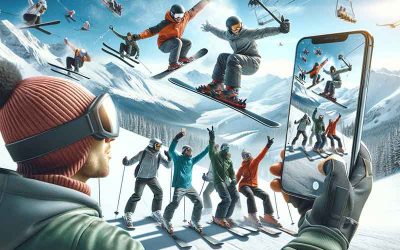 Ski og social media: Deling af sneoplevelser